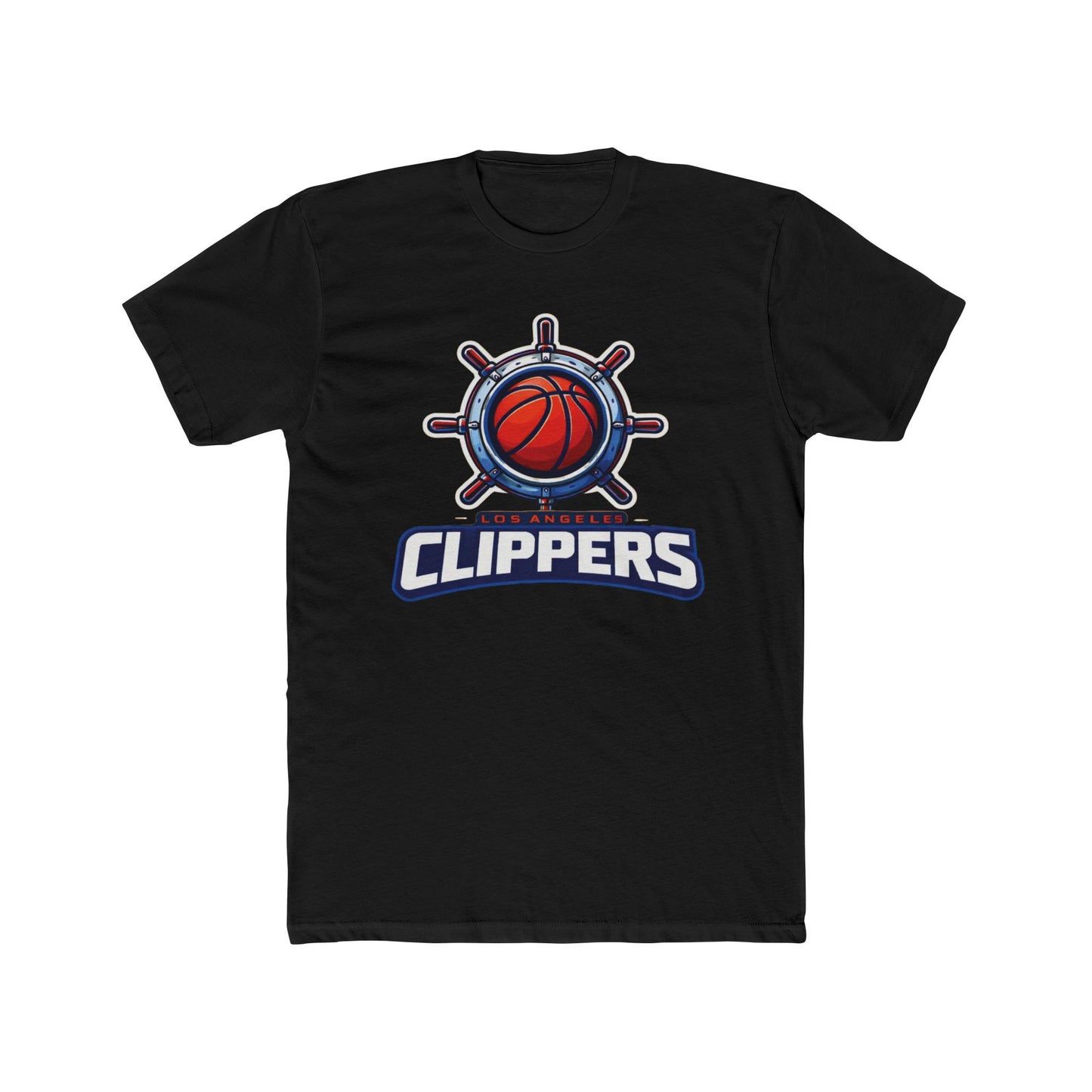 Loco Fits New "NBA Los Angeles Clippers Basketball Concept Logo" Cotton Crew Tee