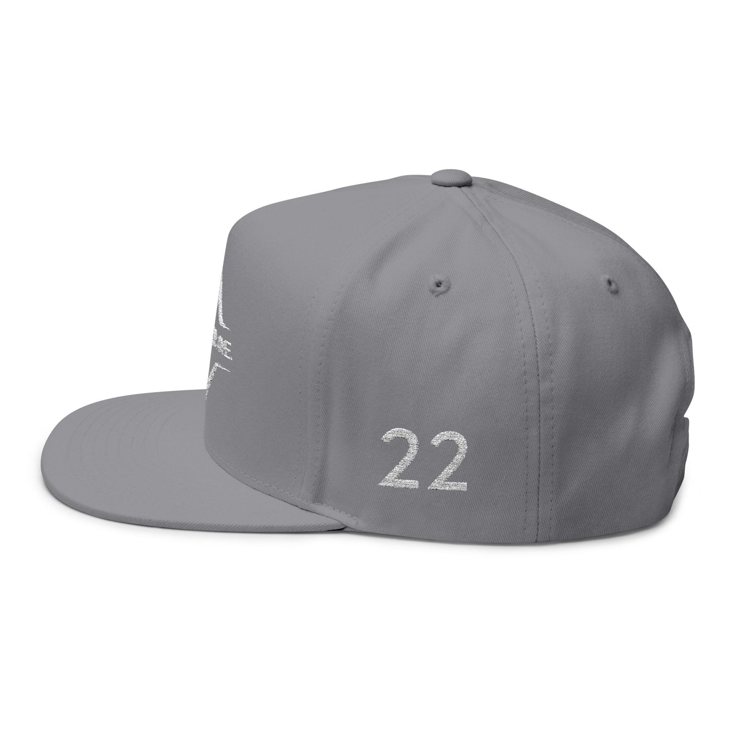 Grey "Hustler Ave" #22 Avalanche Motion Alt. Snapback