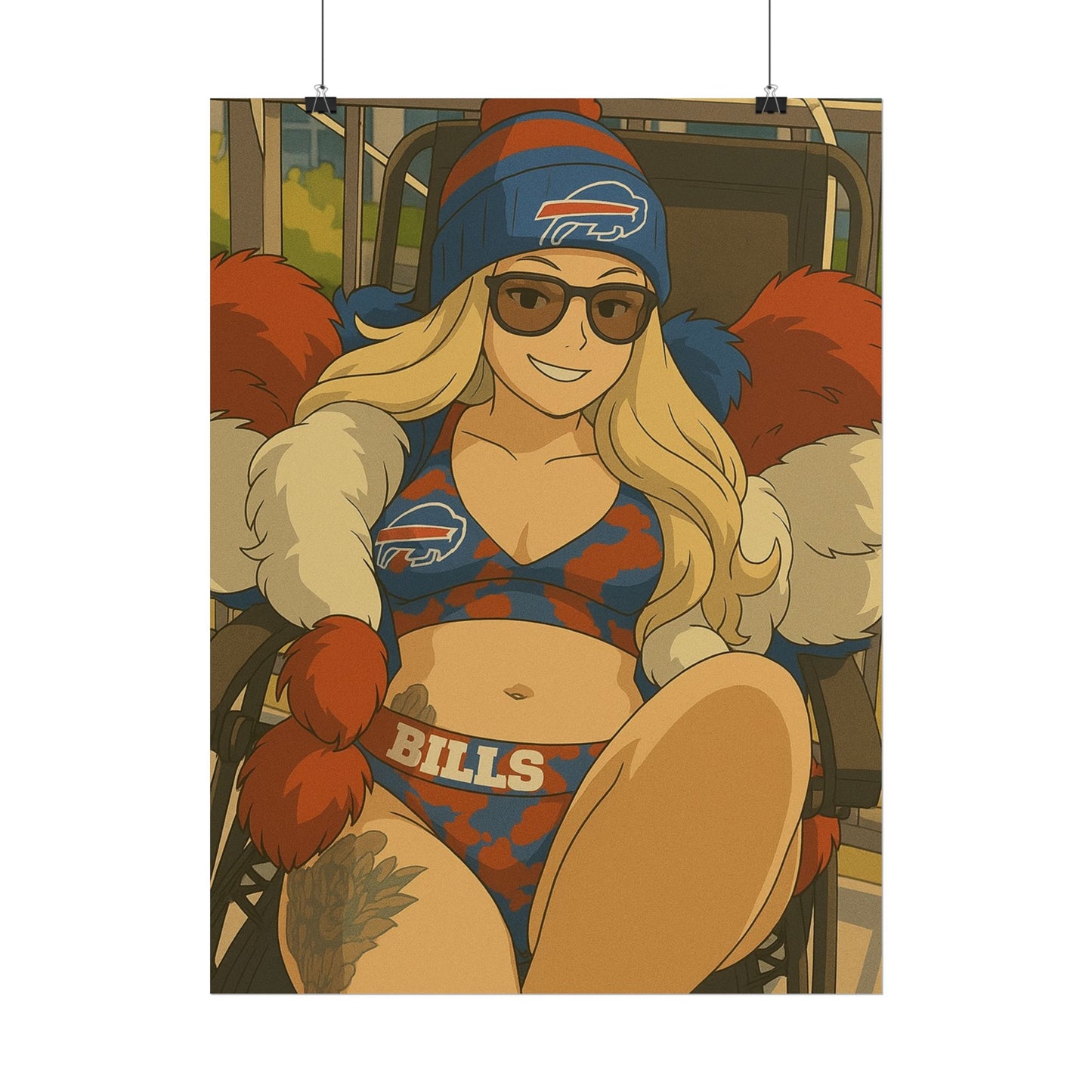 Loco Fits Anime Girls 'Bills Girl Swimsuit 1' Poster