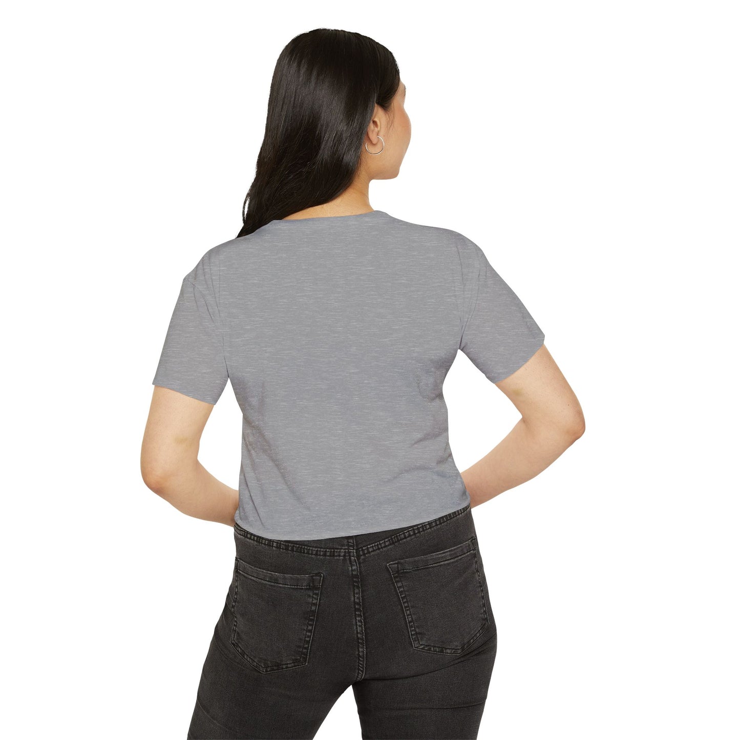 "Baddie Street" Barbed Wire Heart Logo Women's Crop Top
