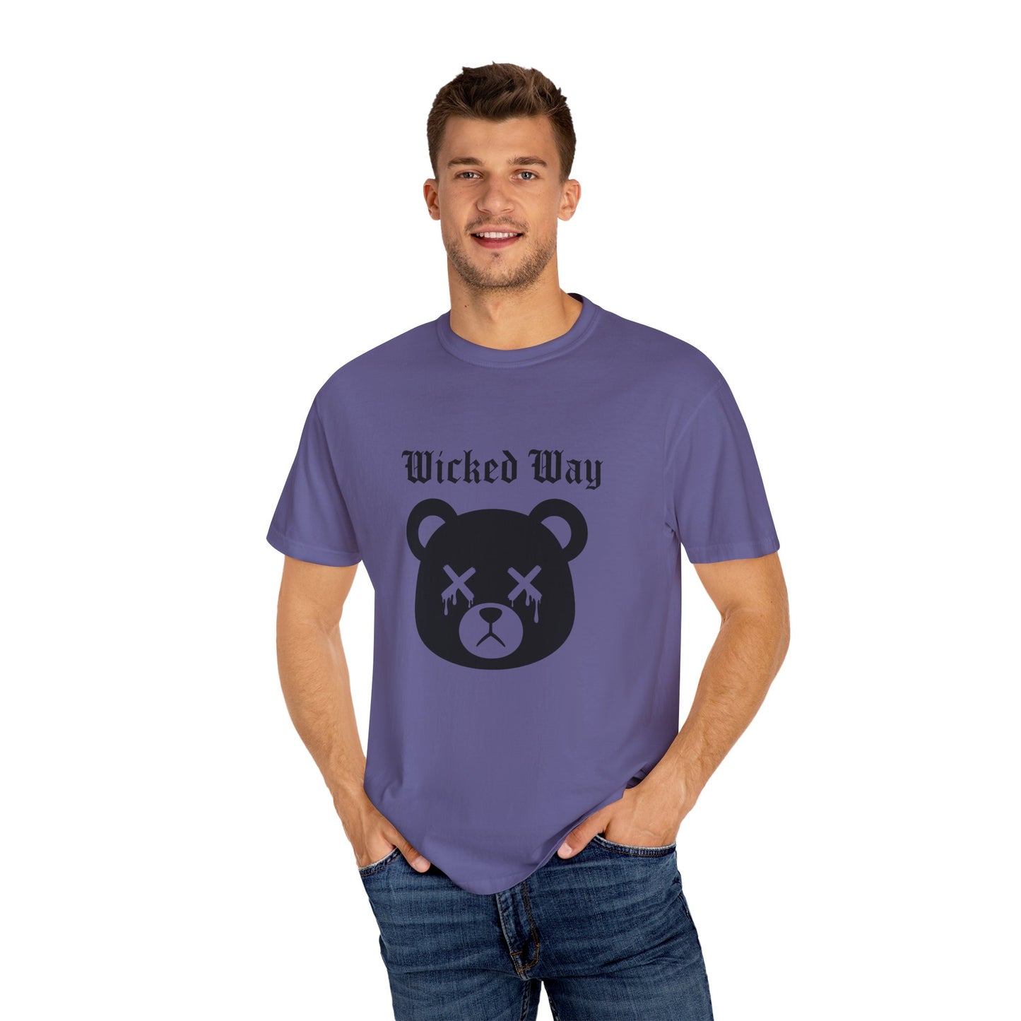 "Wicked Way" Dead Bear Head T-Shirt (Multi Color Options)