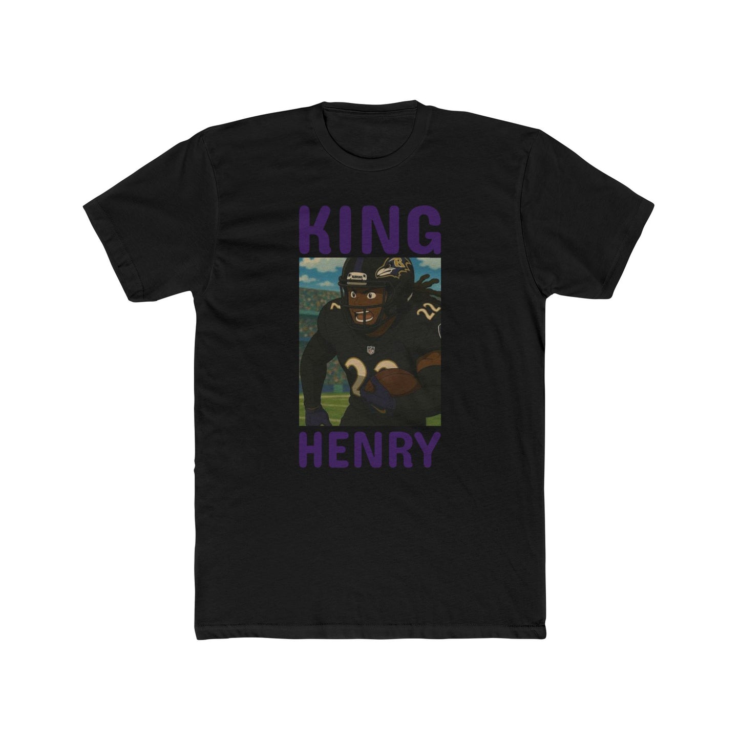 Anime Football 'King Henry' Cotton Crew Tee