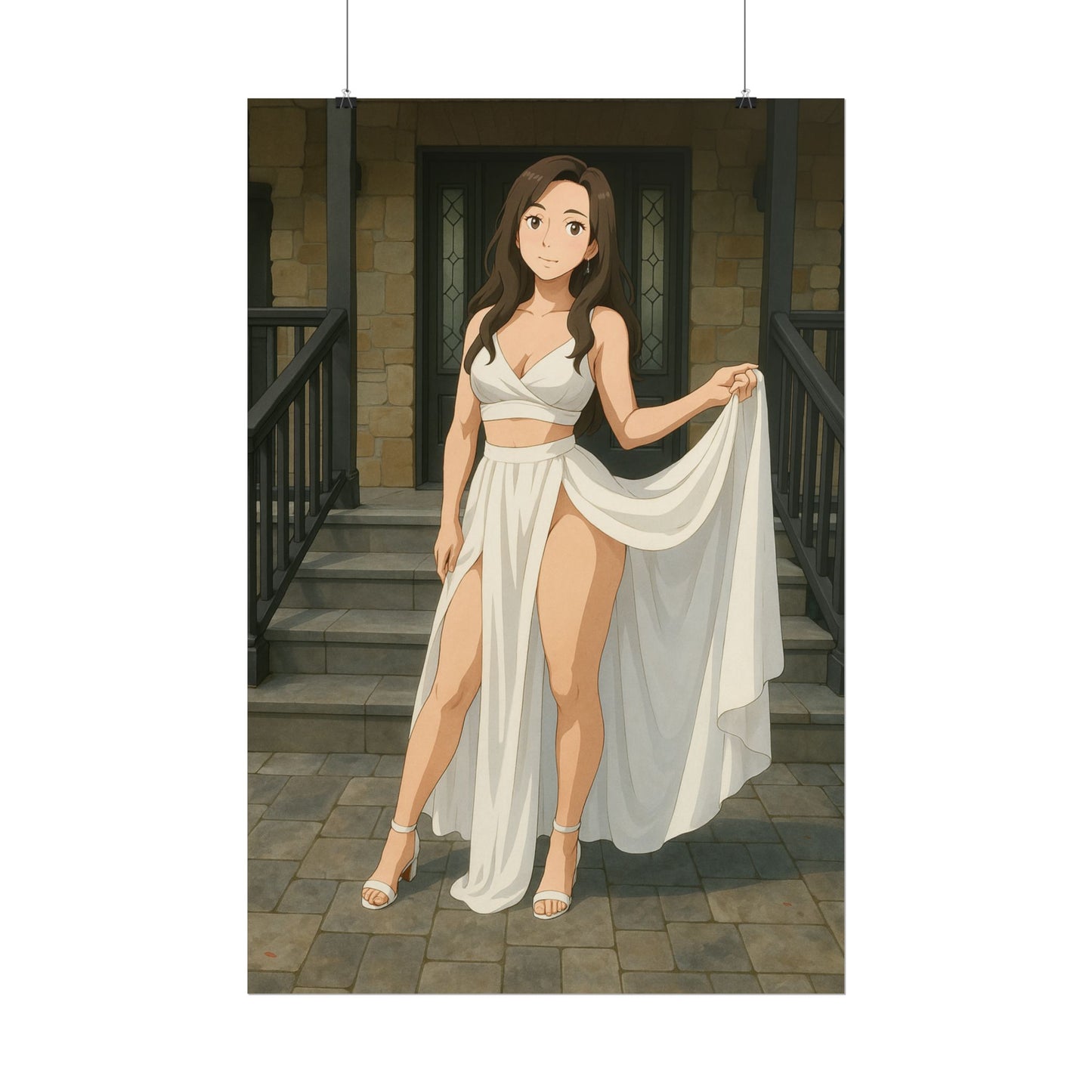 Loco Fits Anime Girls 'Greek Goddess' Poster