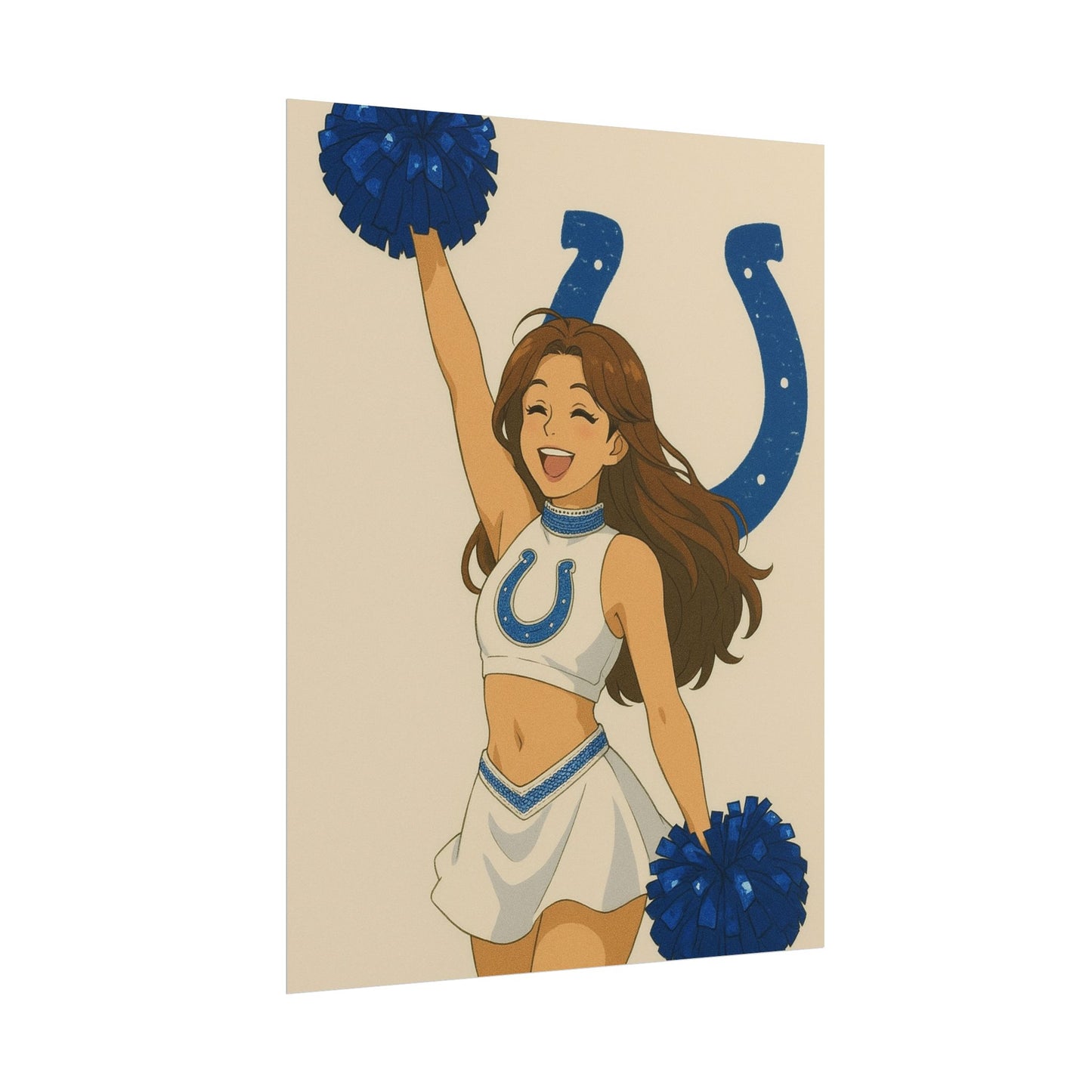 Loco Fits Anime Girls 'Colts Cheerleader 2' Poster