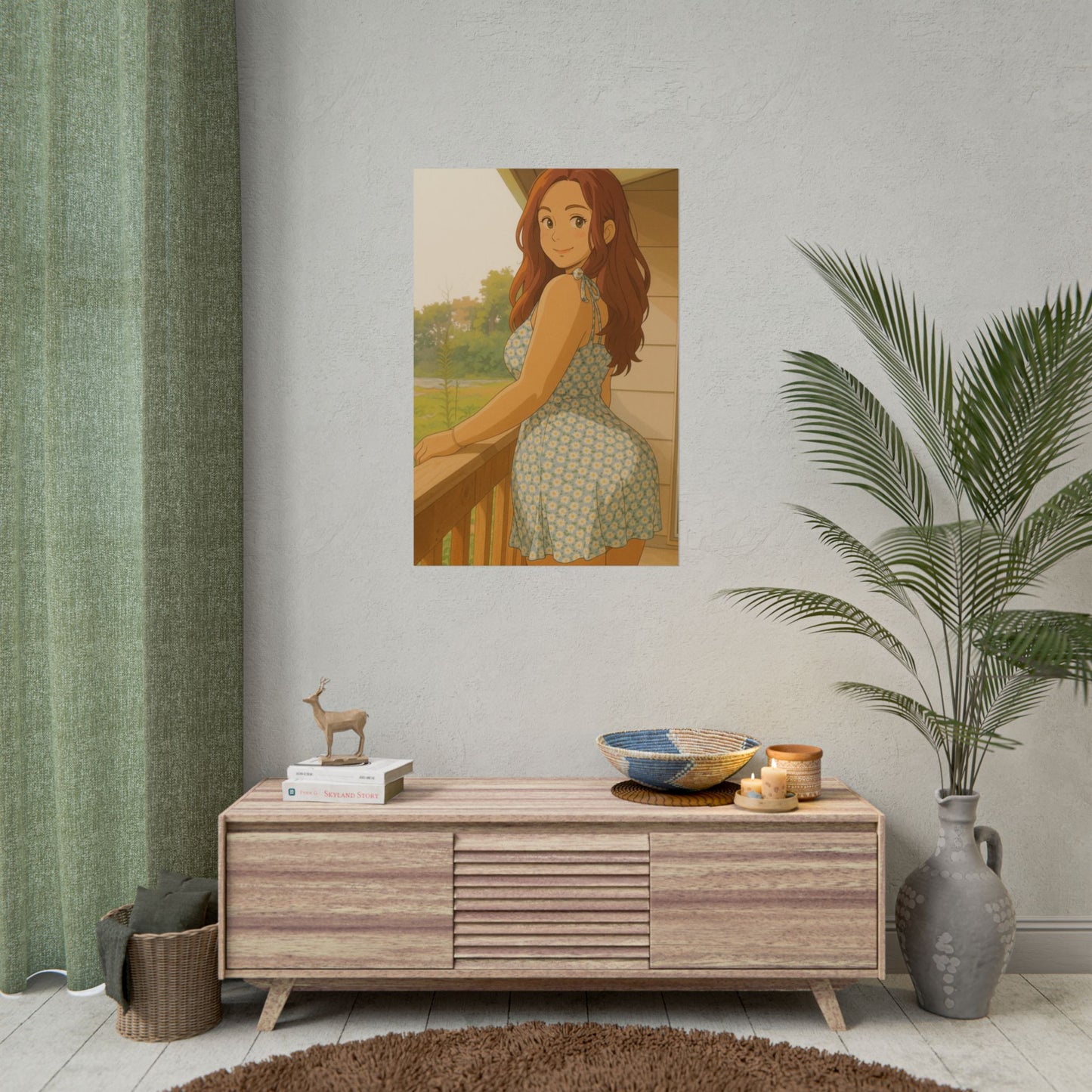 Loco Fits Anime Girls 'Summer Morning' Poster