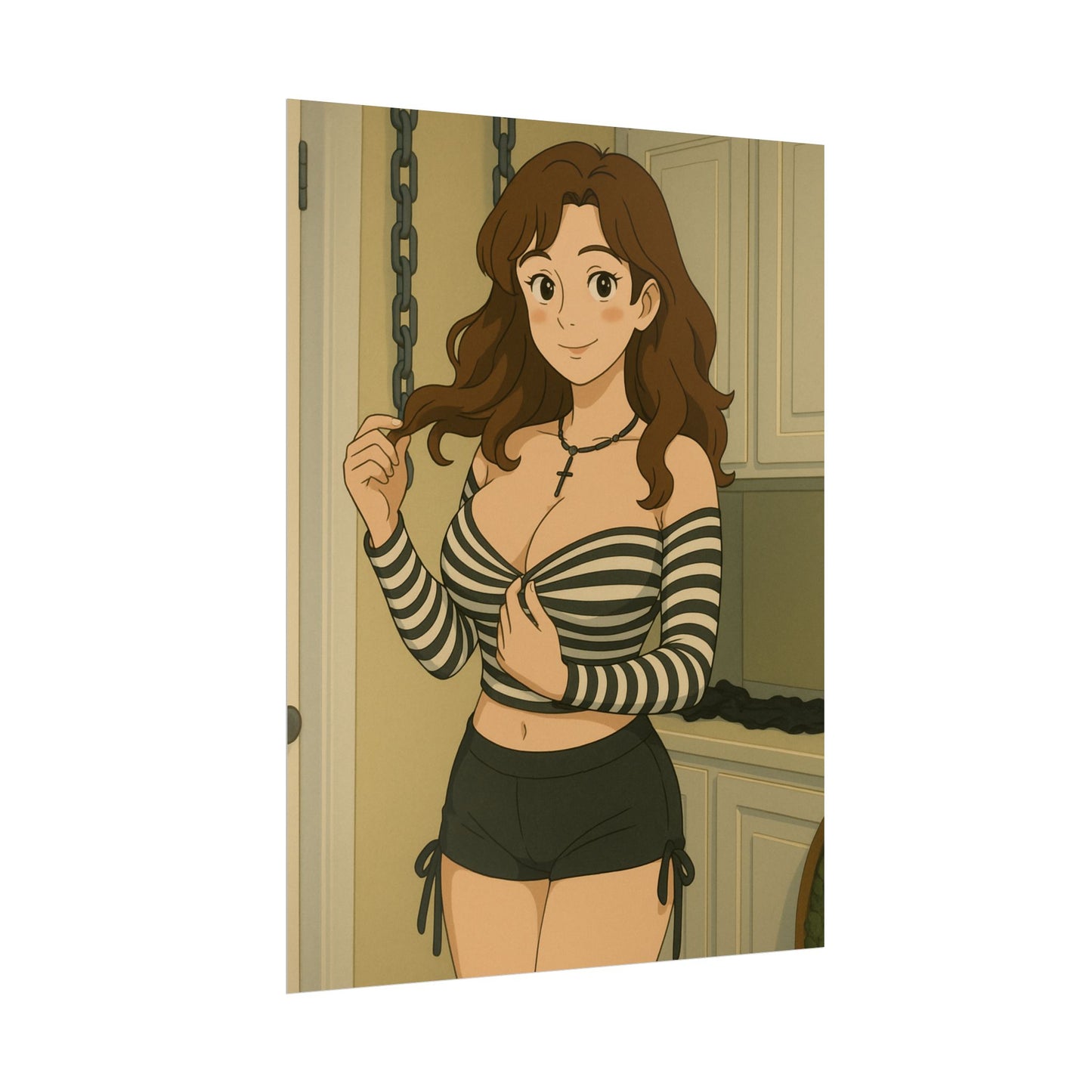 Loco Fits Anime Girls 'Fun Laundry Room' Poster