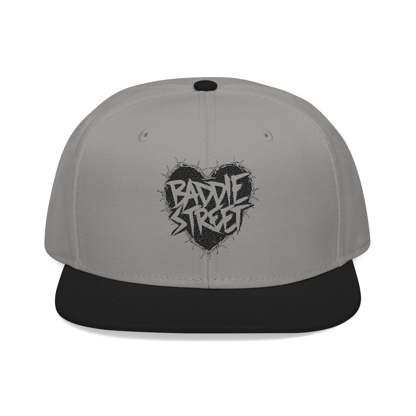 "Baddie Street" Barbed Wired Heart Logo Snapback Hat