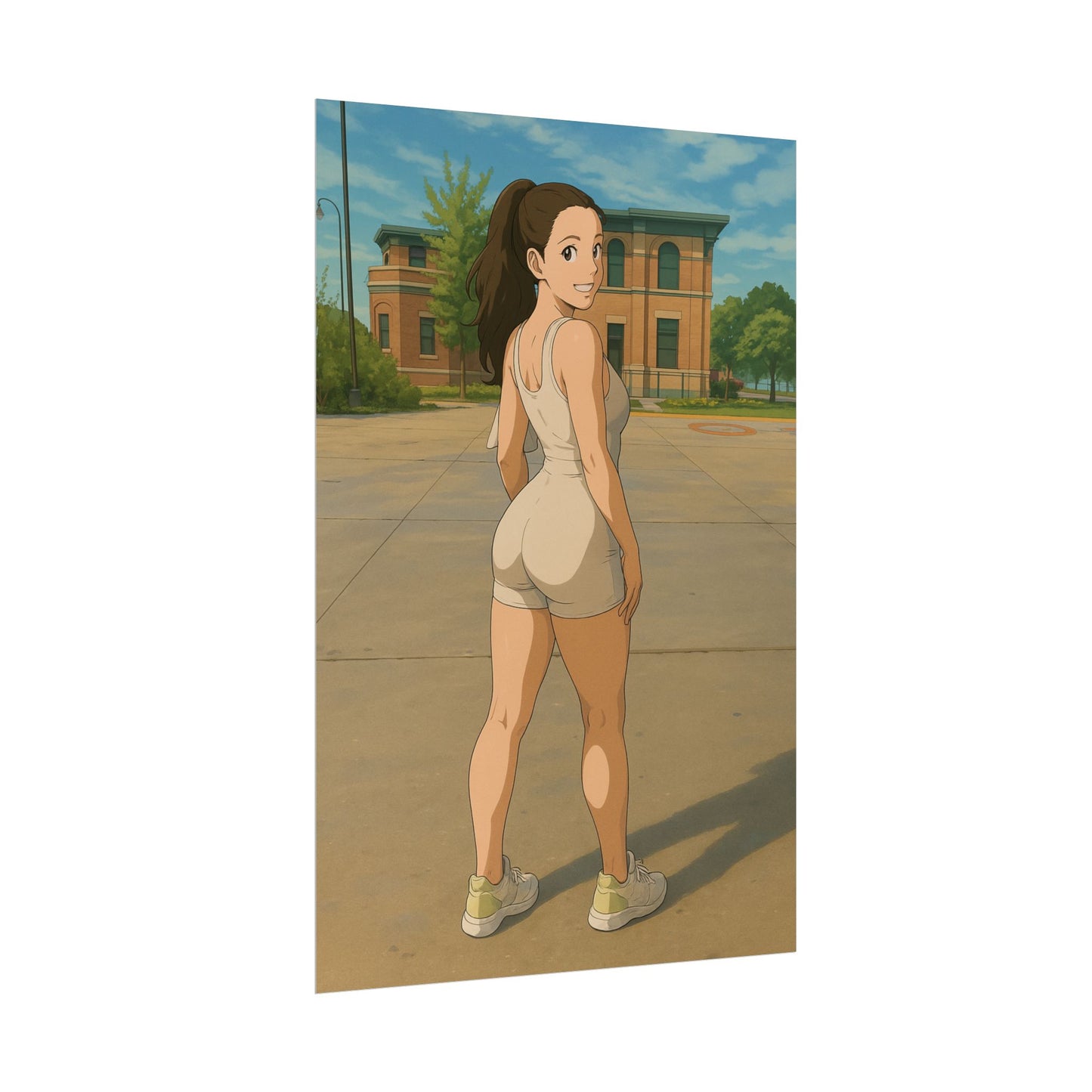 Loco Fits Anime Girls 'Catch Me If You Can' Poster