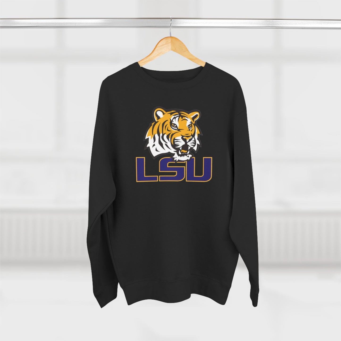 'LSU Tigers Head' Cotton Crewneck Sweatshirt