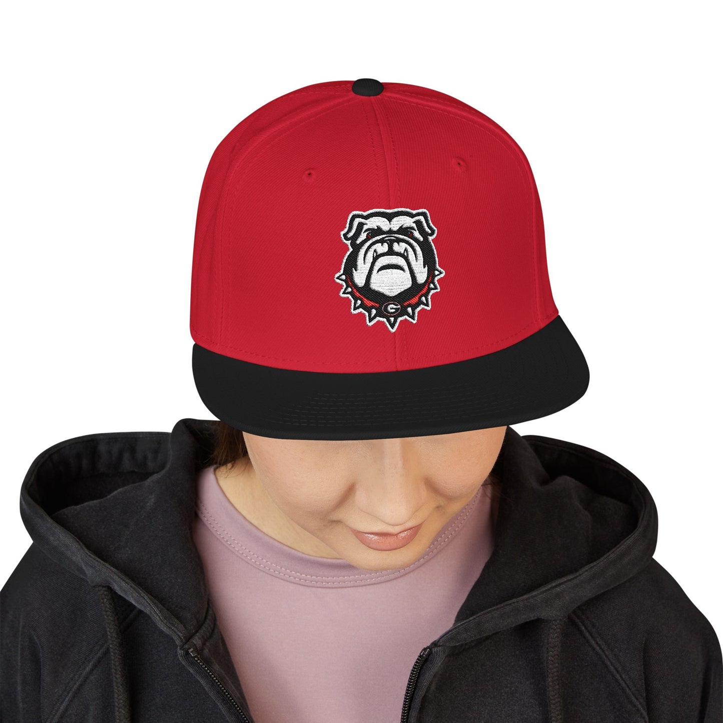 'Georgia Bulldog Head' Logo Snapback