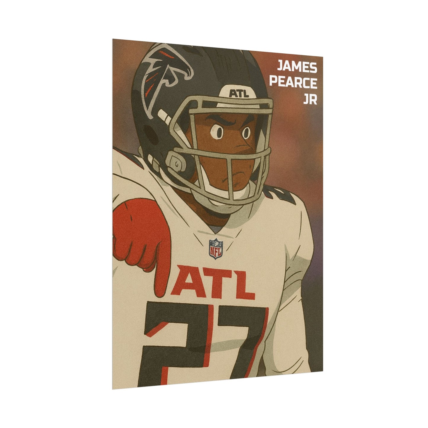 Loco Fits Anime Football 'James Pearce Jr' Poster