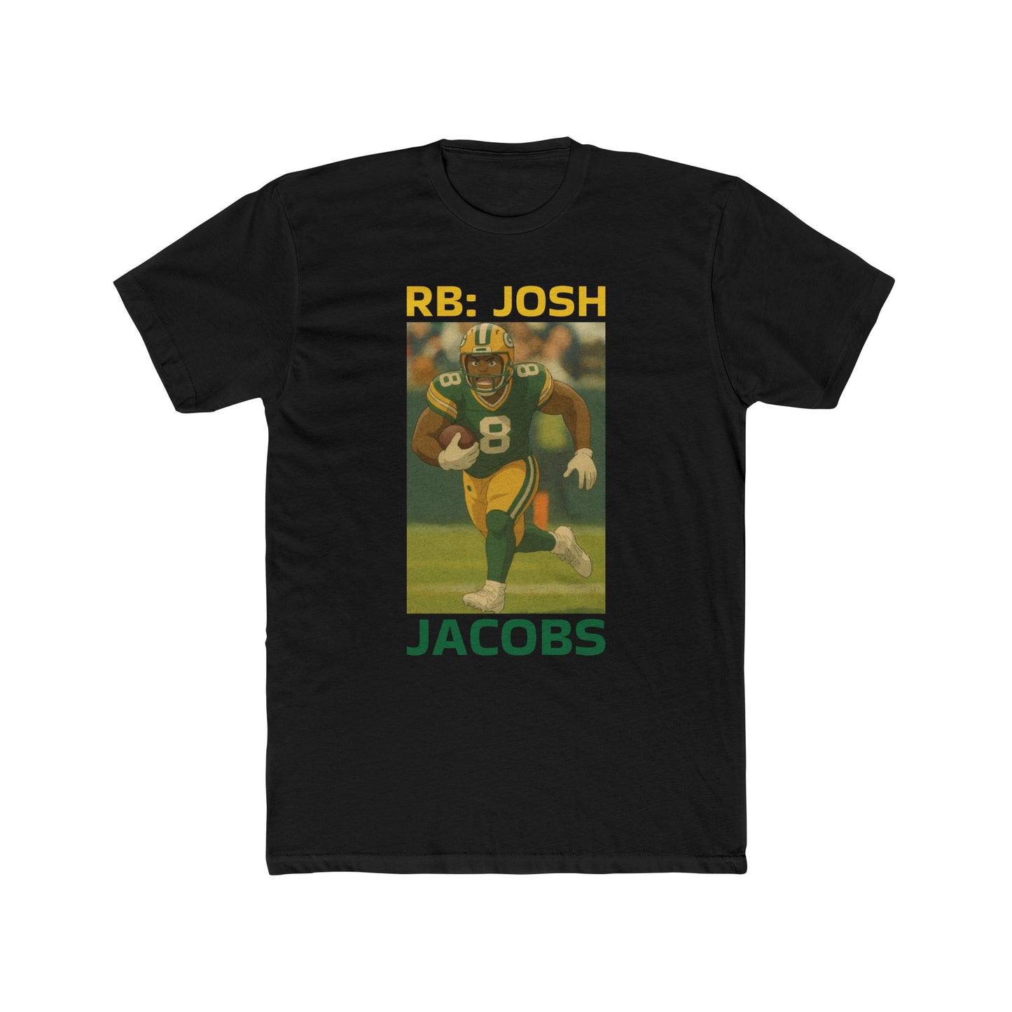 Anime Football 'RB: Josh Jacobs' Cotton Crew Tee