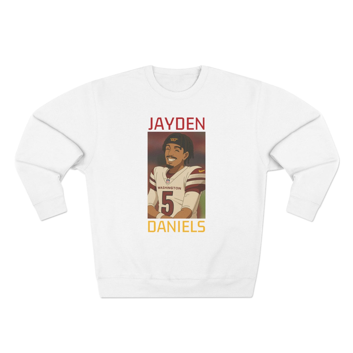 Anime Football 'Jayden Daniels' Crewneck Sweatshirt