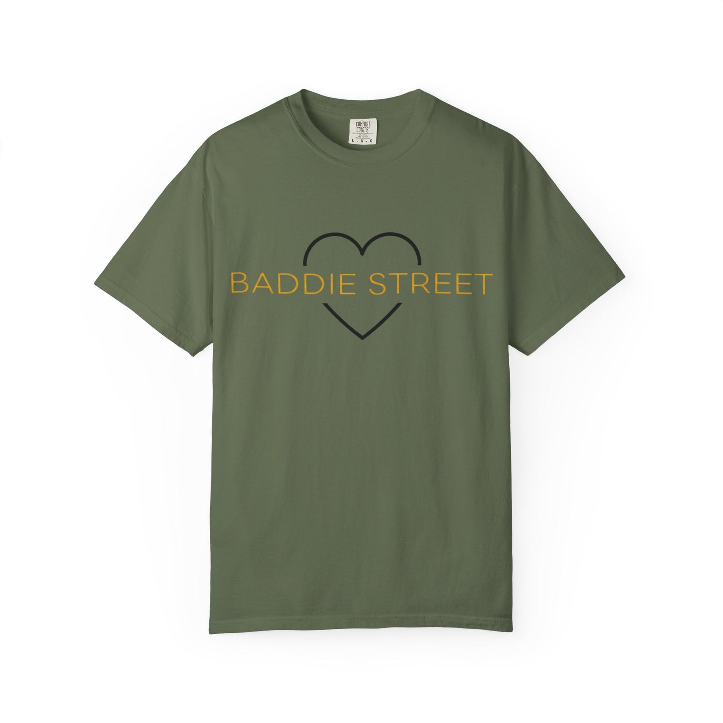 "Baddie Street" Classy Heart Gold Multi Color Option T-Shirt