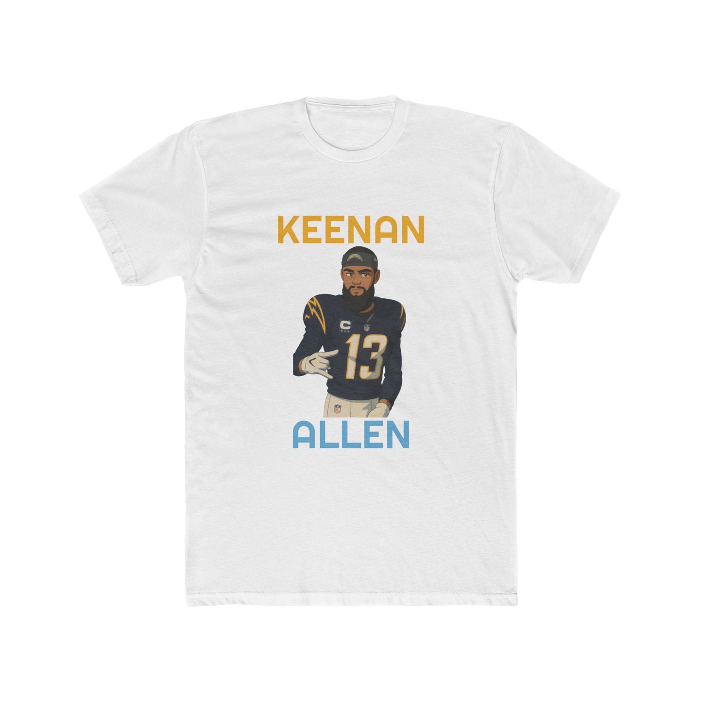 Anime Football 'Keenan Allen' Cotton Crew Tee