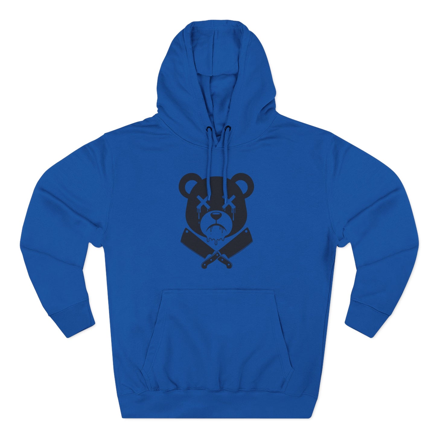 Limited Edition "Wicked Way" Drippy Bear Head Double Butcher Knife Graphic Hoodie