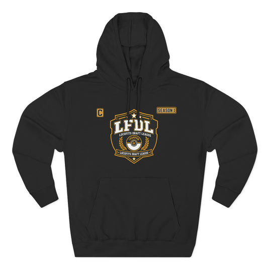 LocoFits Draft League Season I Champion Three-Panel Fleece Hoodie