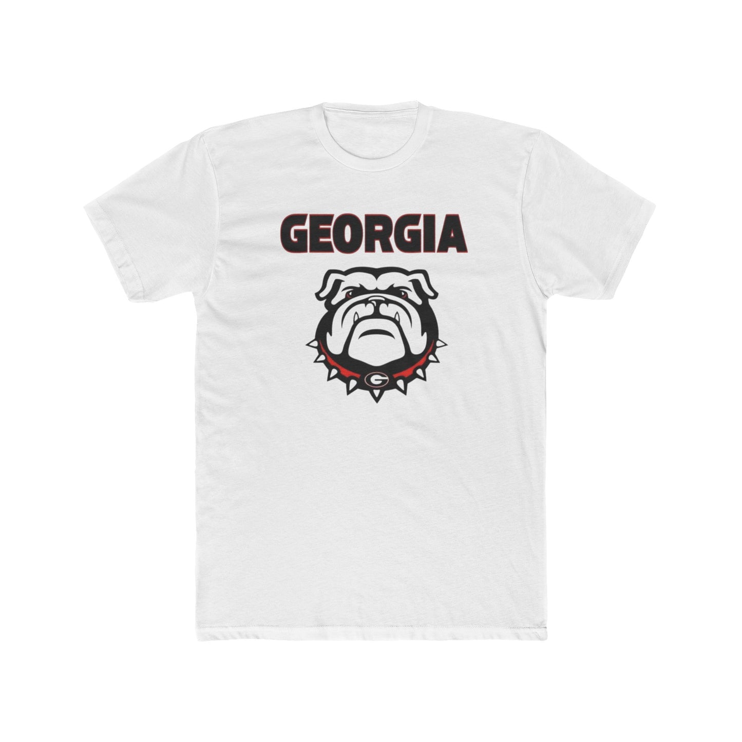 'Georgia Bulldogs Dog Head' Cotton Crew Tee