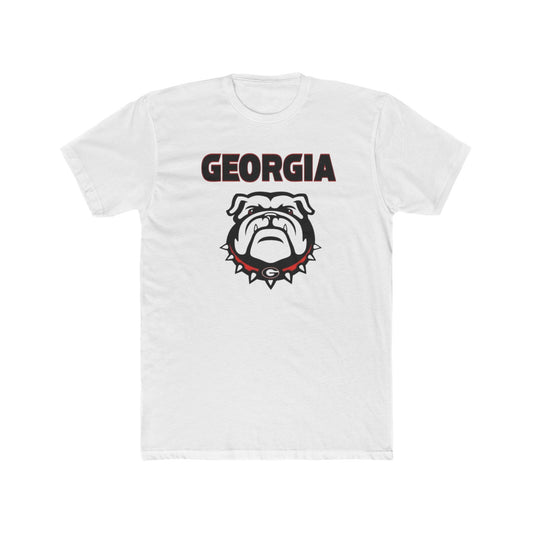 'Georgia Bulldogs Dog Head' Cotton Crew Tee