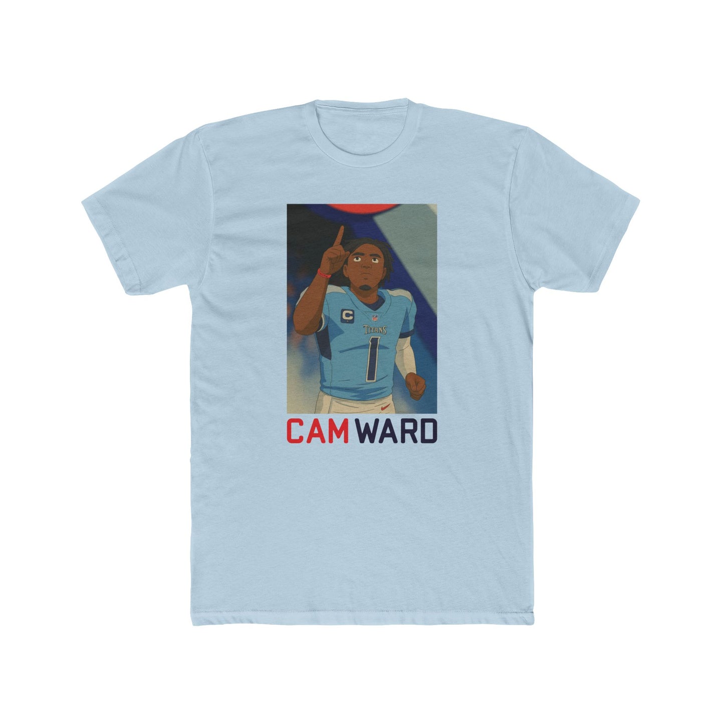 Anime Football 'Cam Ward' Cotton Crew Tee