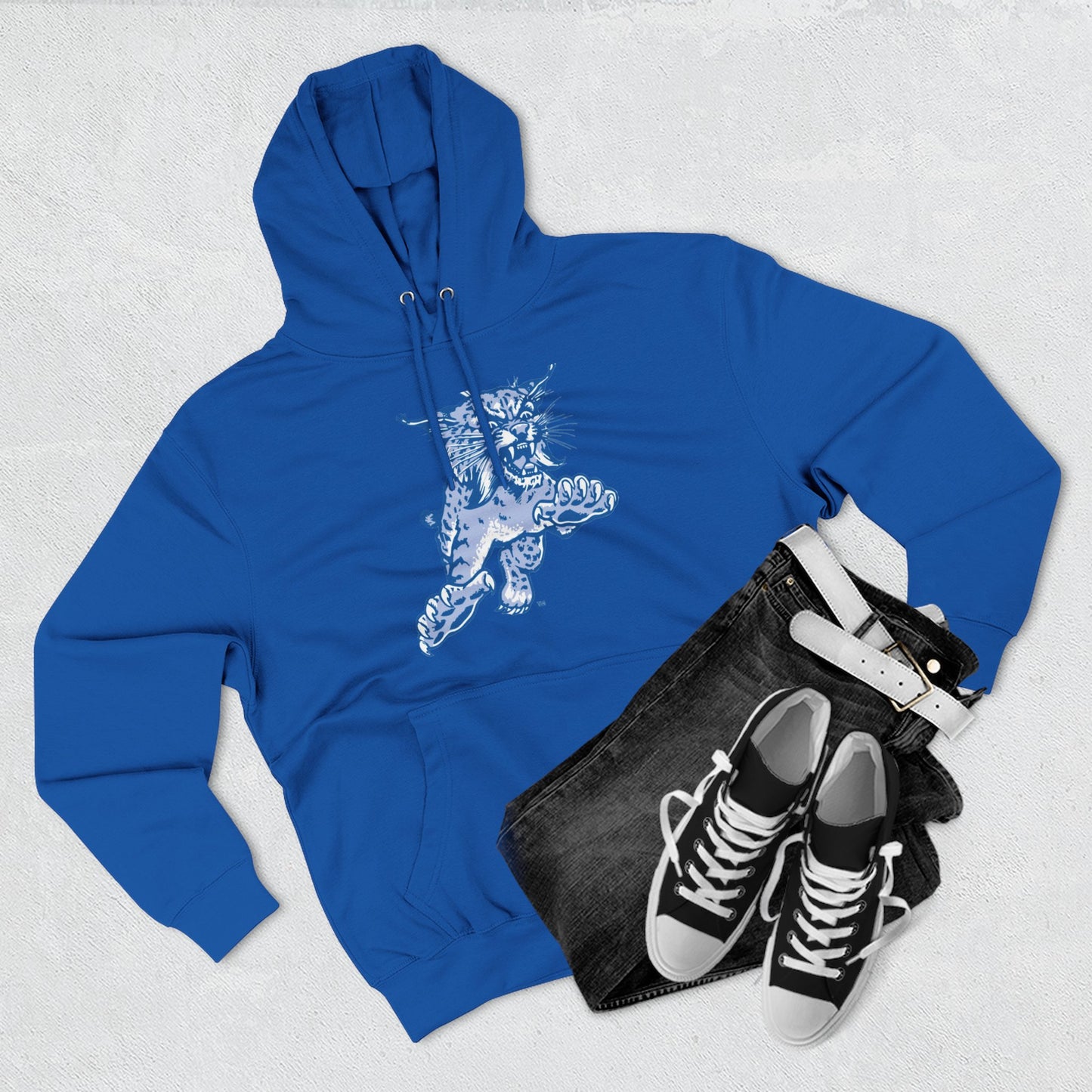 'Kentucky Wildcats The Wildcat' Three-Panel Fleece Hoodie