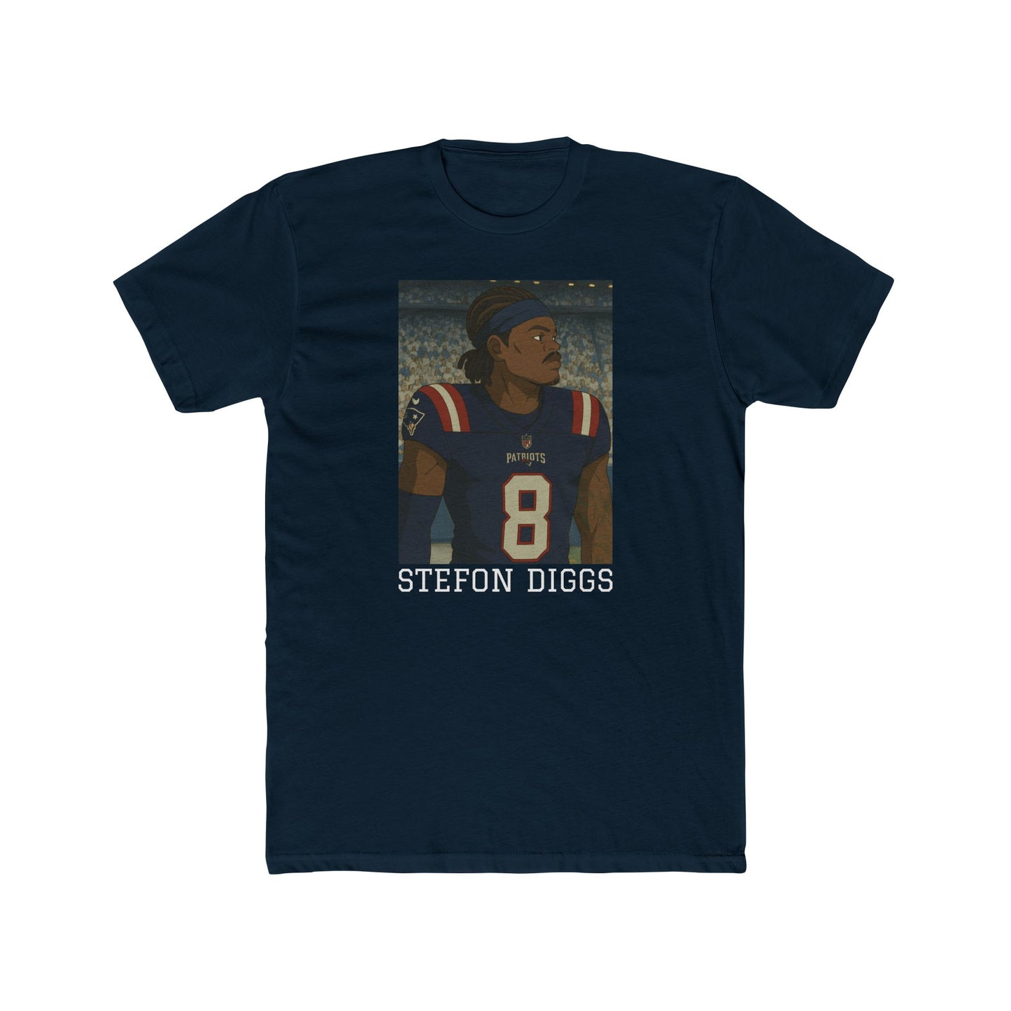 Anime Football 'Stefon Diggs' Cotton Crew Tee