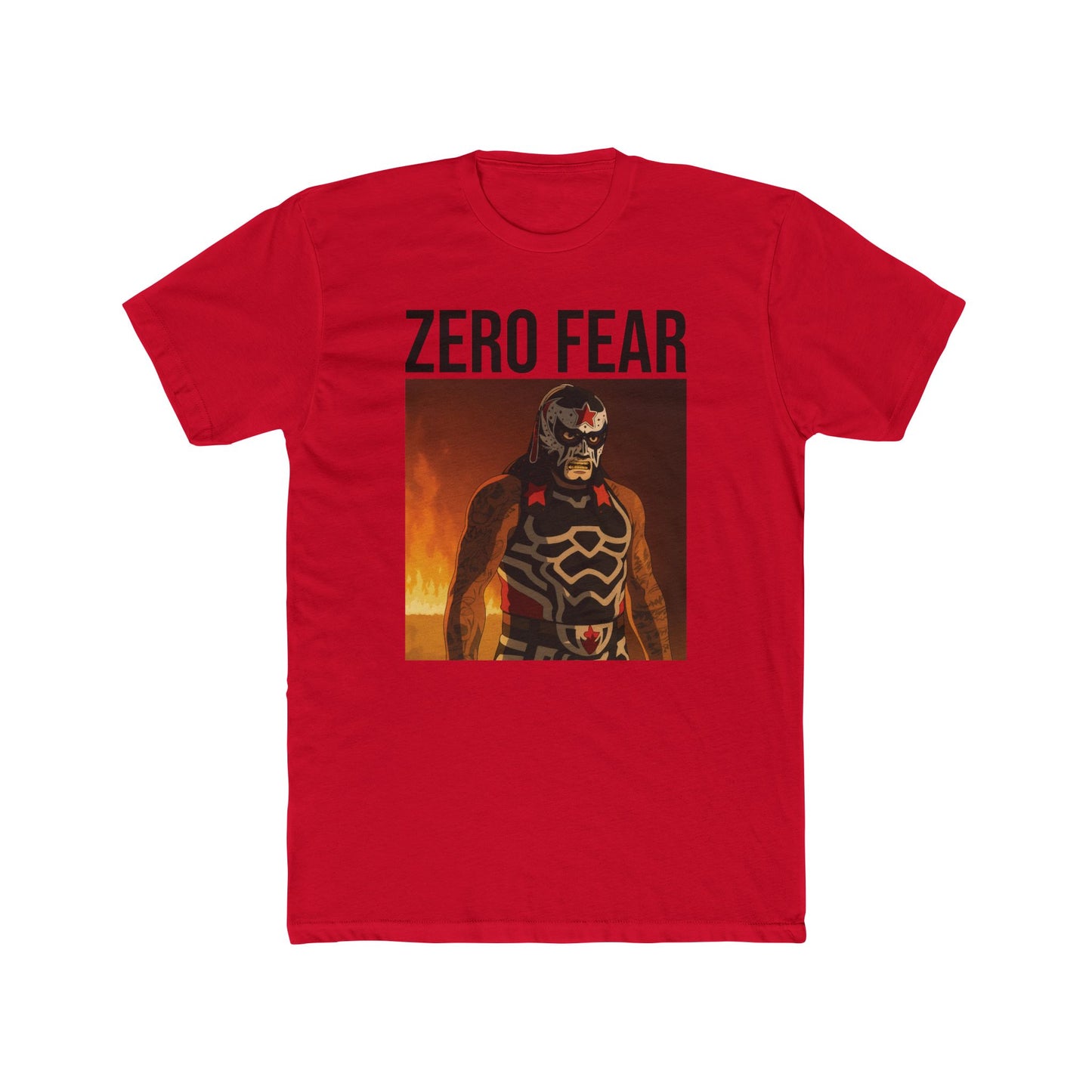 Loco Fits Anime Wrestling 'Zero Fear' Cotton Crew Tee