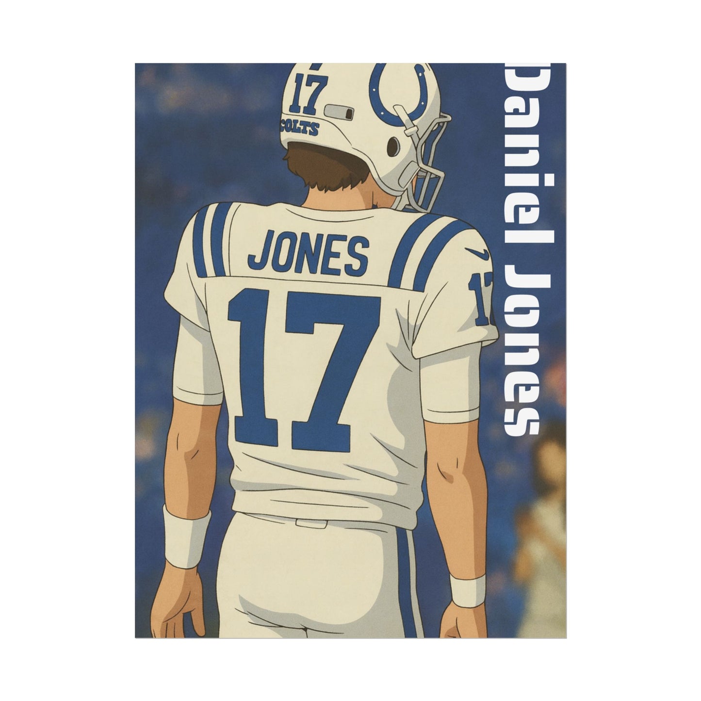 Loco Fits Anime Football 'Daniel Jones' Poster