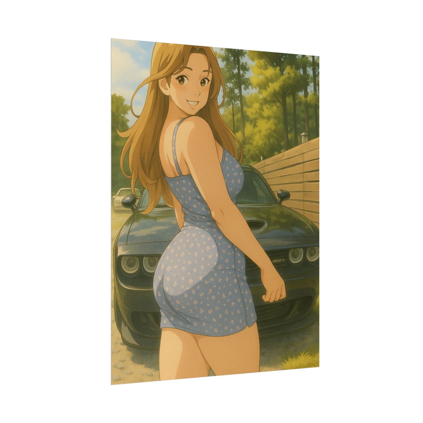 Loco Fits Anime Girls 'Want A Ride' Poster