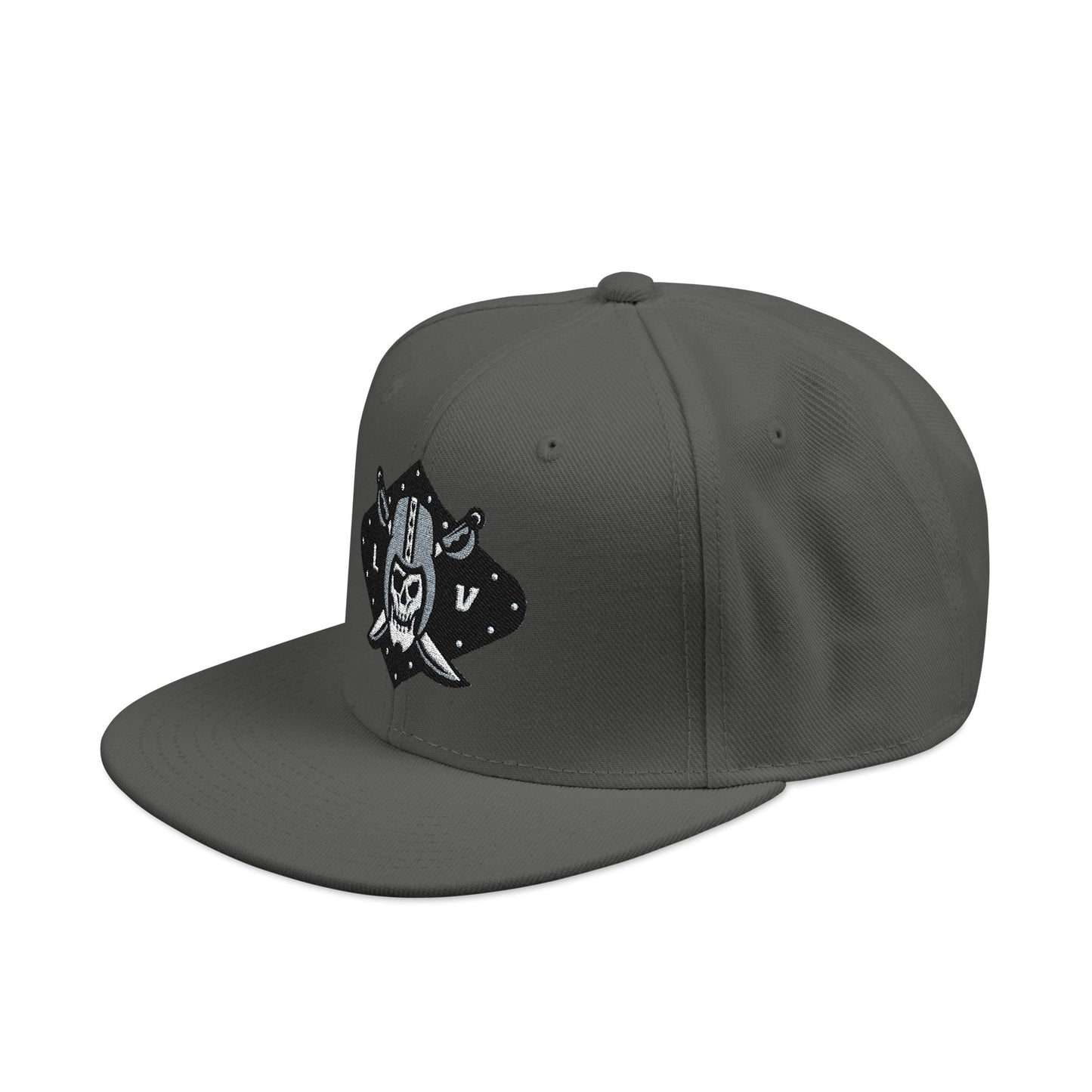 Loco Fits "NFL Las Vegas Raider Skull SIgn Concept Logo" Snapback (Embroidery)