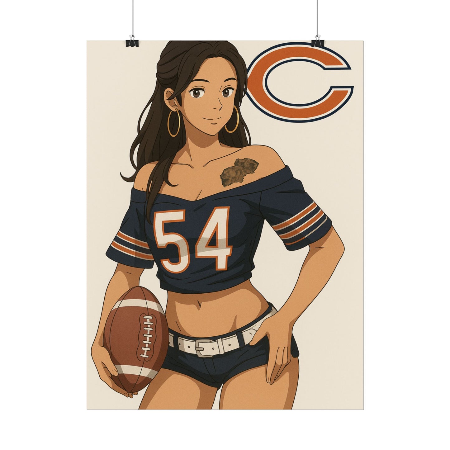 Loco Fits Anime Girls 'Bears Girl 1' Poster