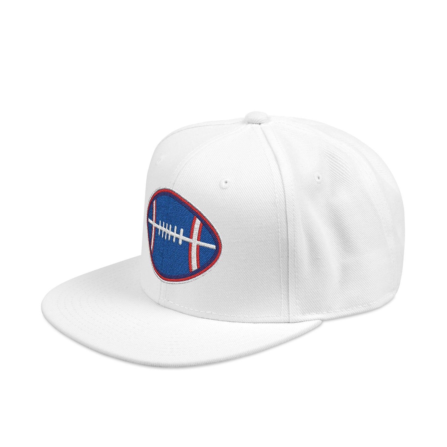 Legends "Wicked Way" Football White, Royal Blue, & Red Logo Snapback