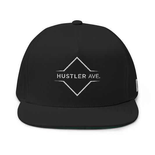 Black "Hustler Ave" #12 Avalanche Motion Alt. Snapback