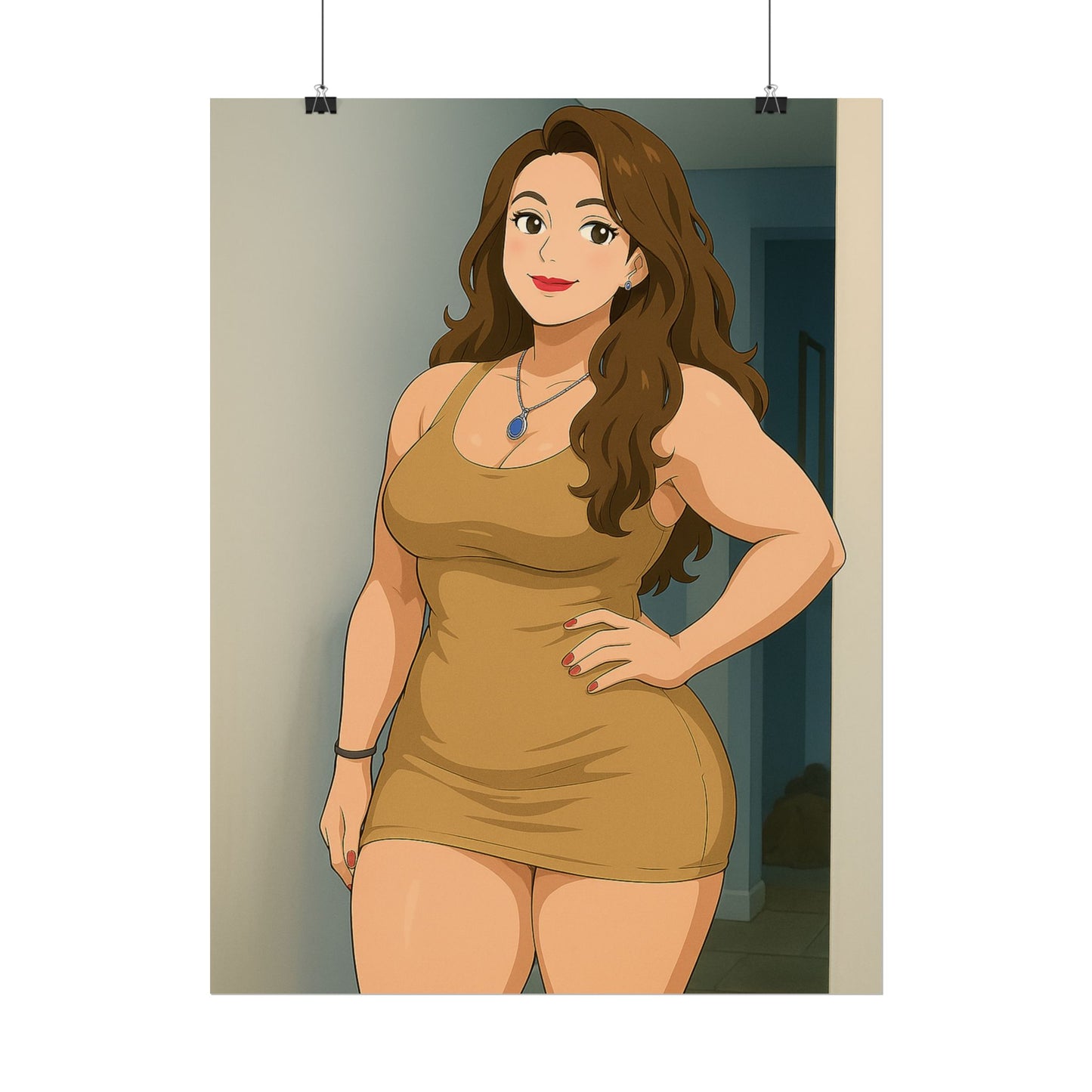 Loco Fits Anime Girls 'Clean your Room' Poster