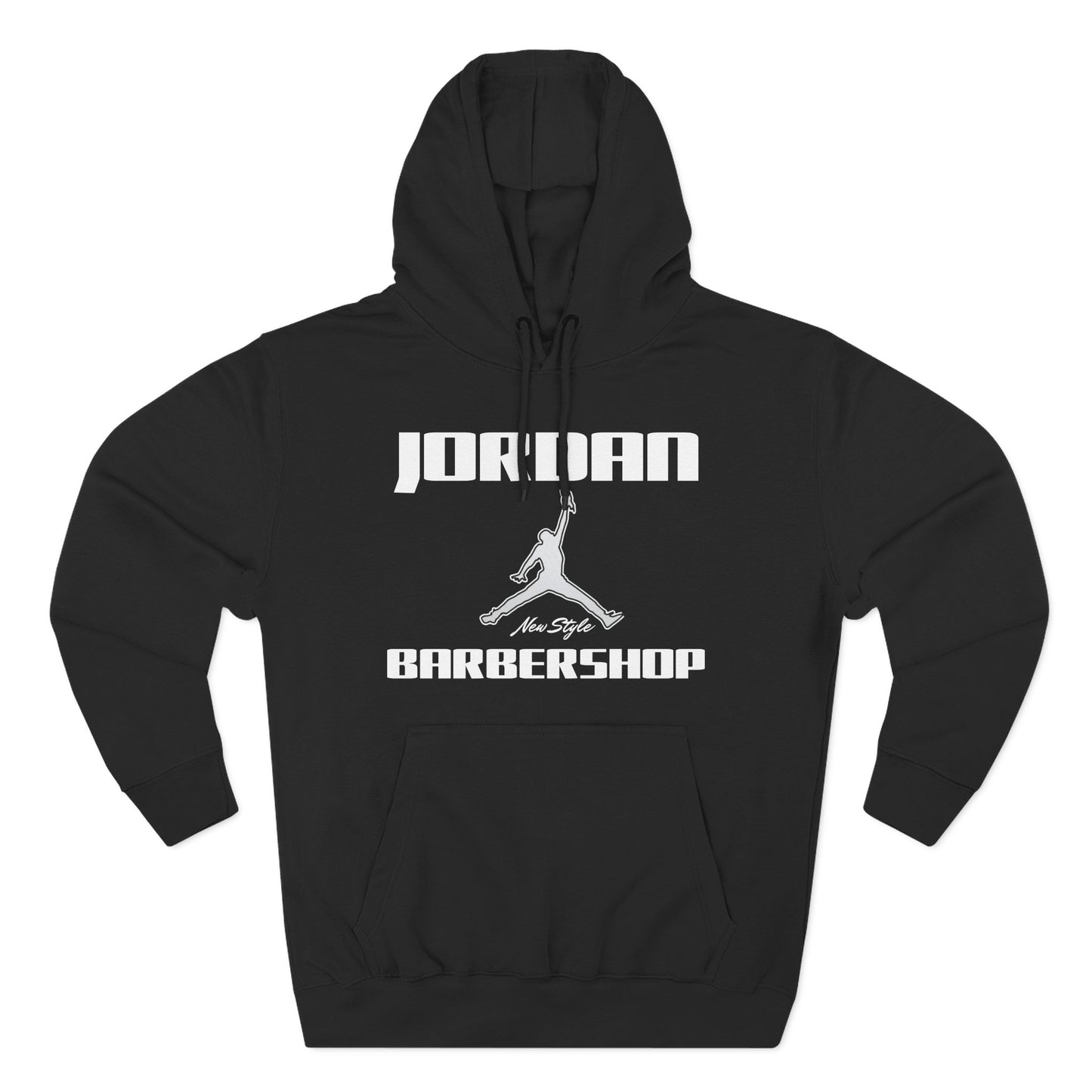 Jordan New Style Barbershop Fleece Hoodie (New White Font)