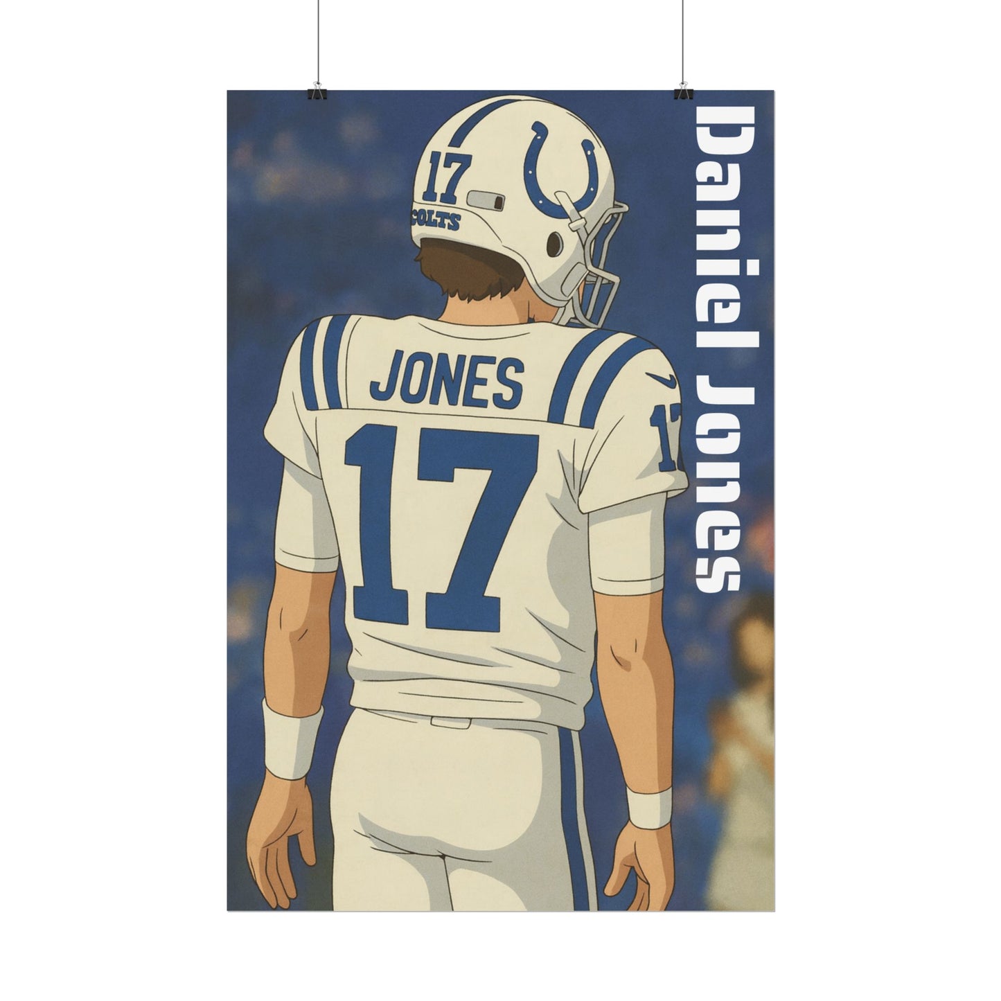 Loco Fits Anime Football 'Daniel Jones' Poster