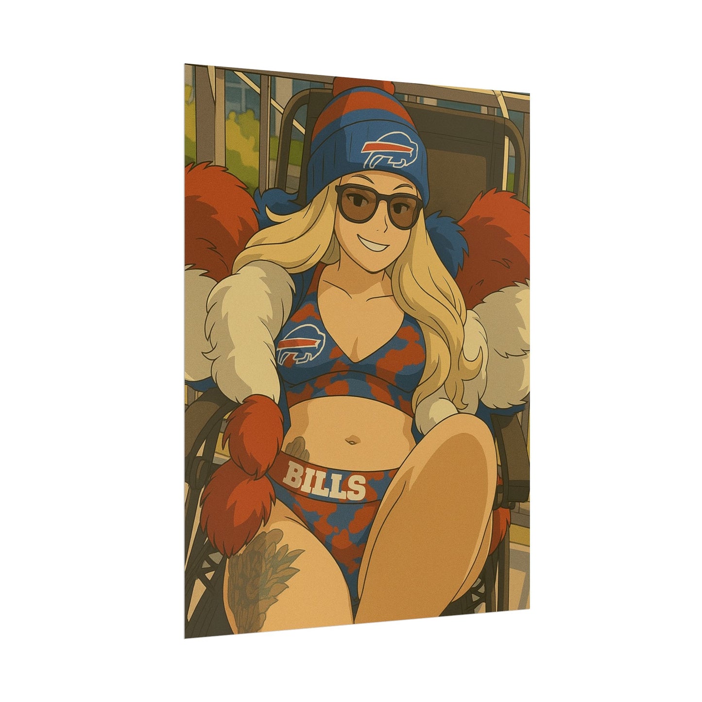 Loco Fits Anime Girls 'Bills Girl Swimsuit 1' Poster