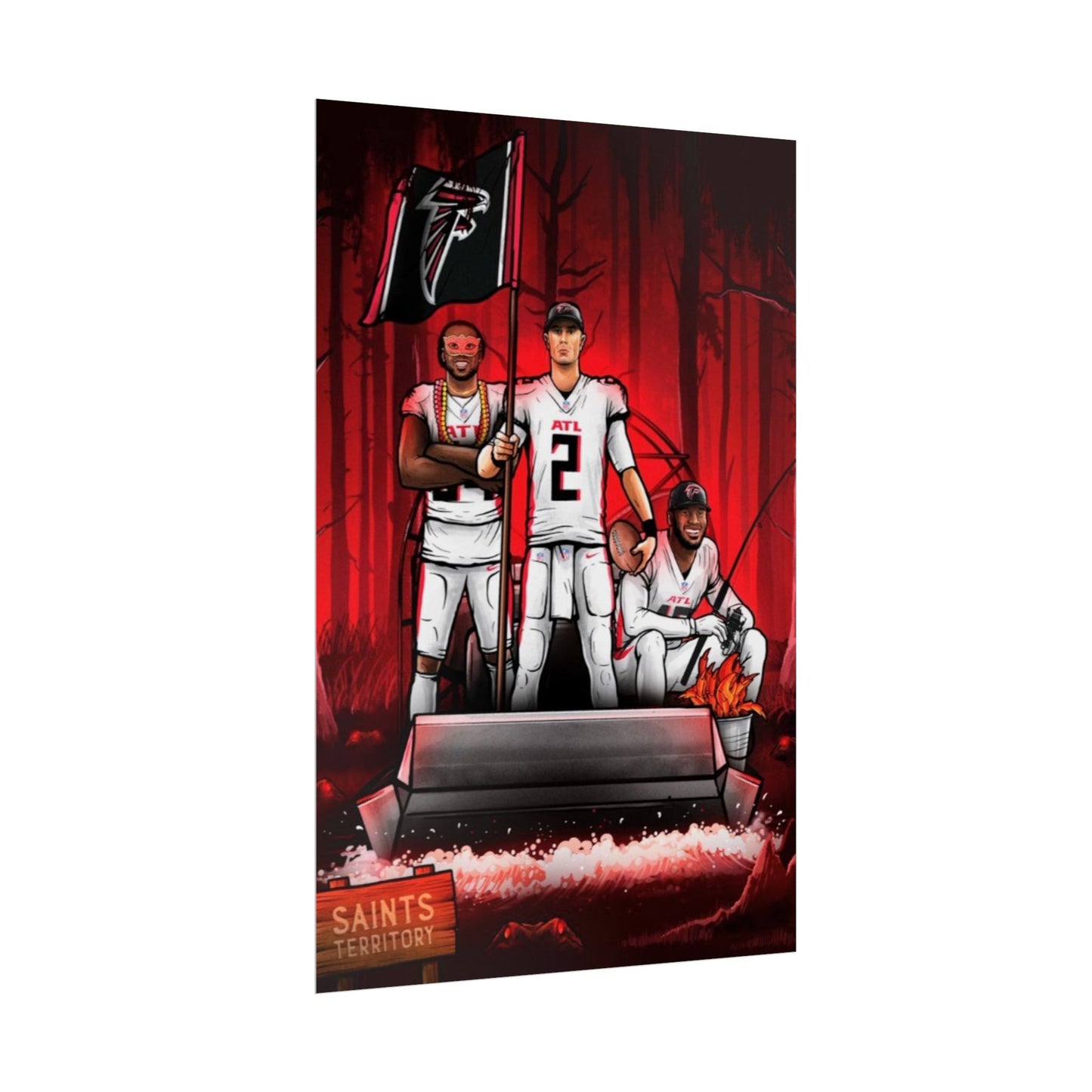 Loco Fits Dirty Birds 'Take Over Saints Territory' Poster