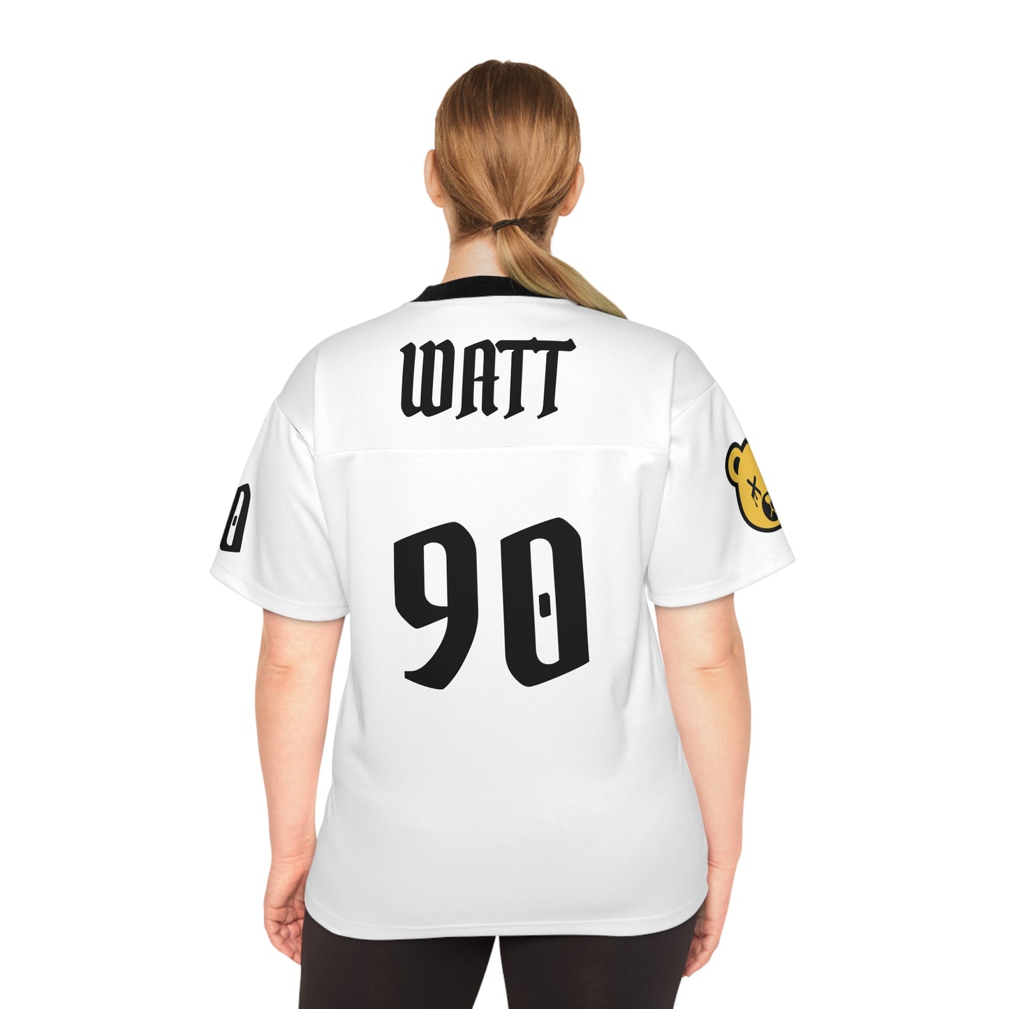 "Wicked Way" #90 Watt Deady Bears Away Football Jersey