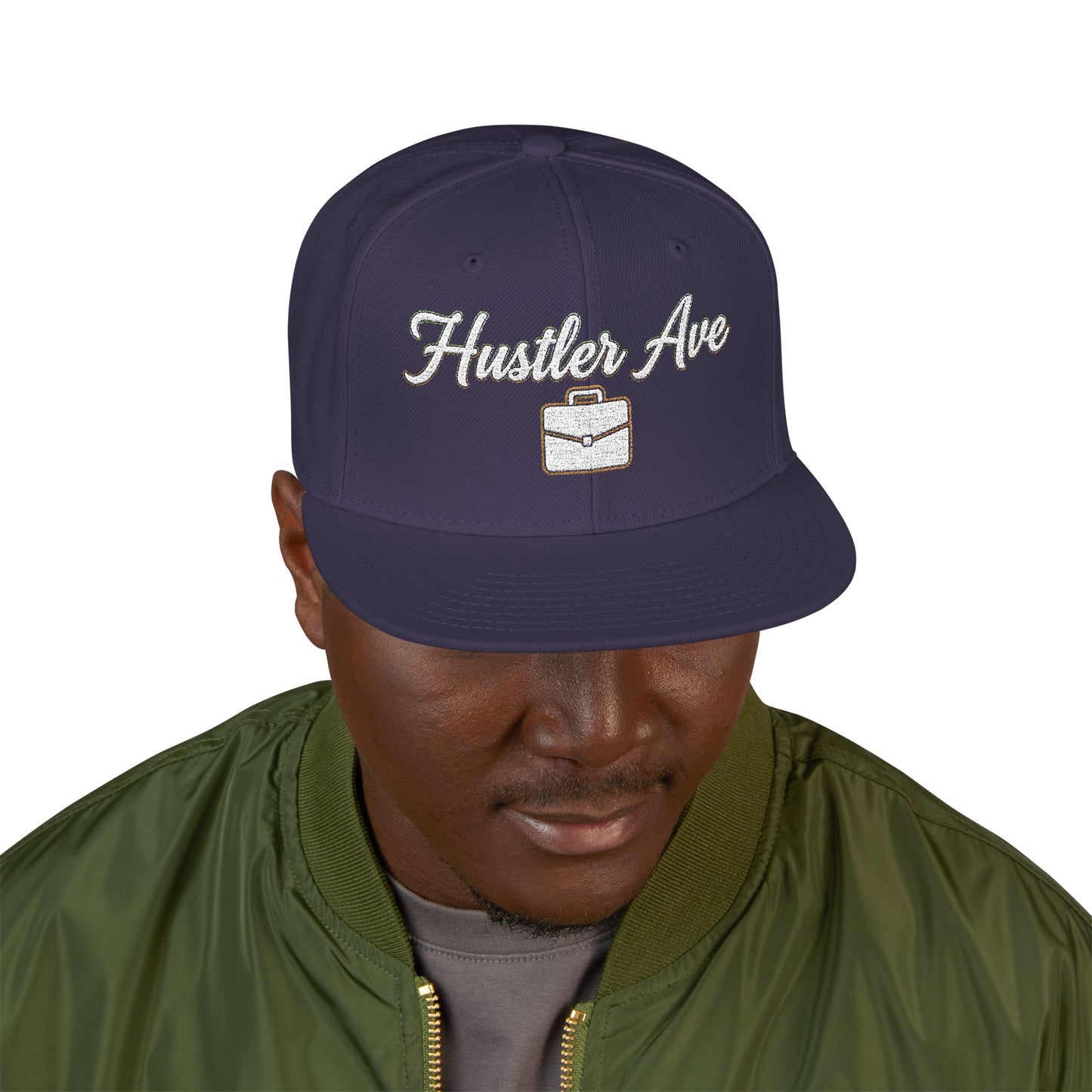 Base "Hustler Ave" All Business Briefcase Snapback