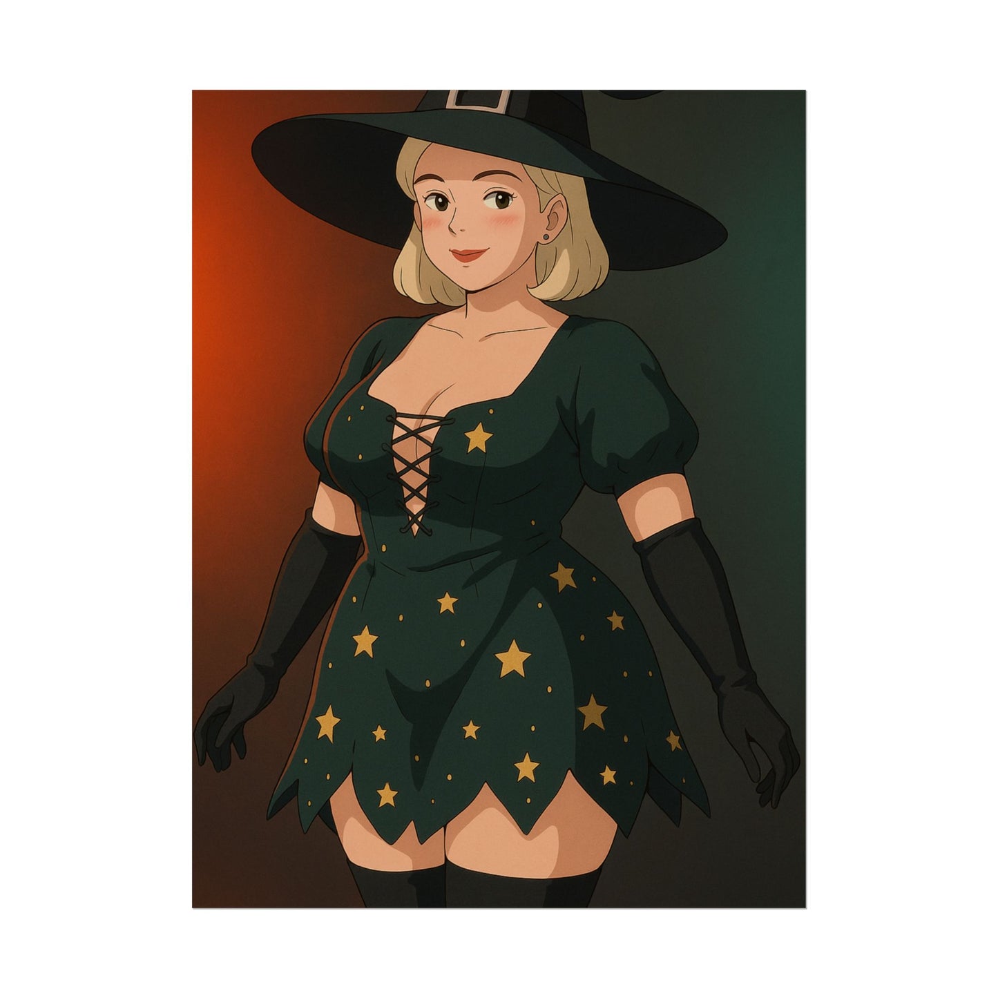 Loco Fits Anime Girls 'A Little Bewitched' Poster