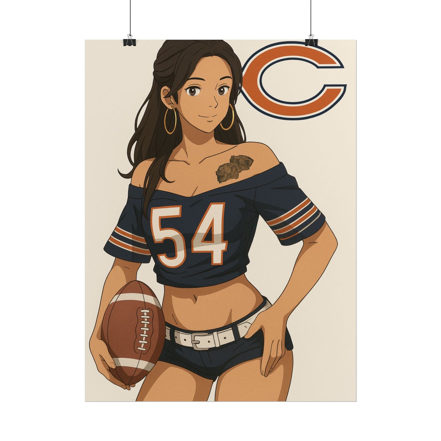 Loco Fits Anime Girls 'Bears Girl 1' Poster