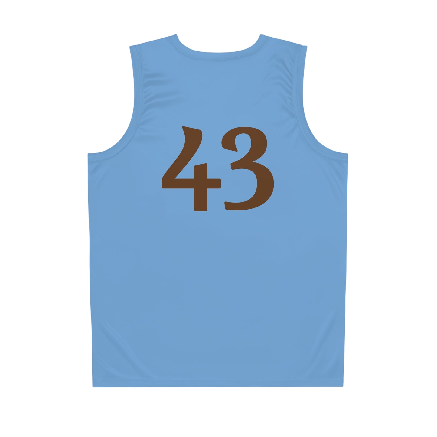 Powder Blue "Rebel Road" #43 Good Ole' Truck Basketball Jersey