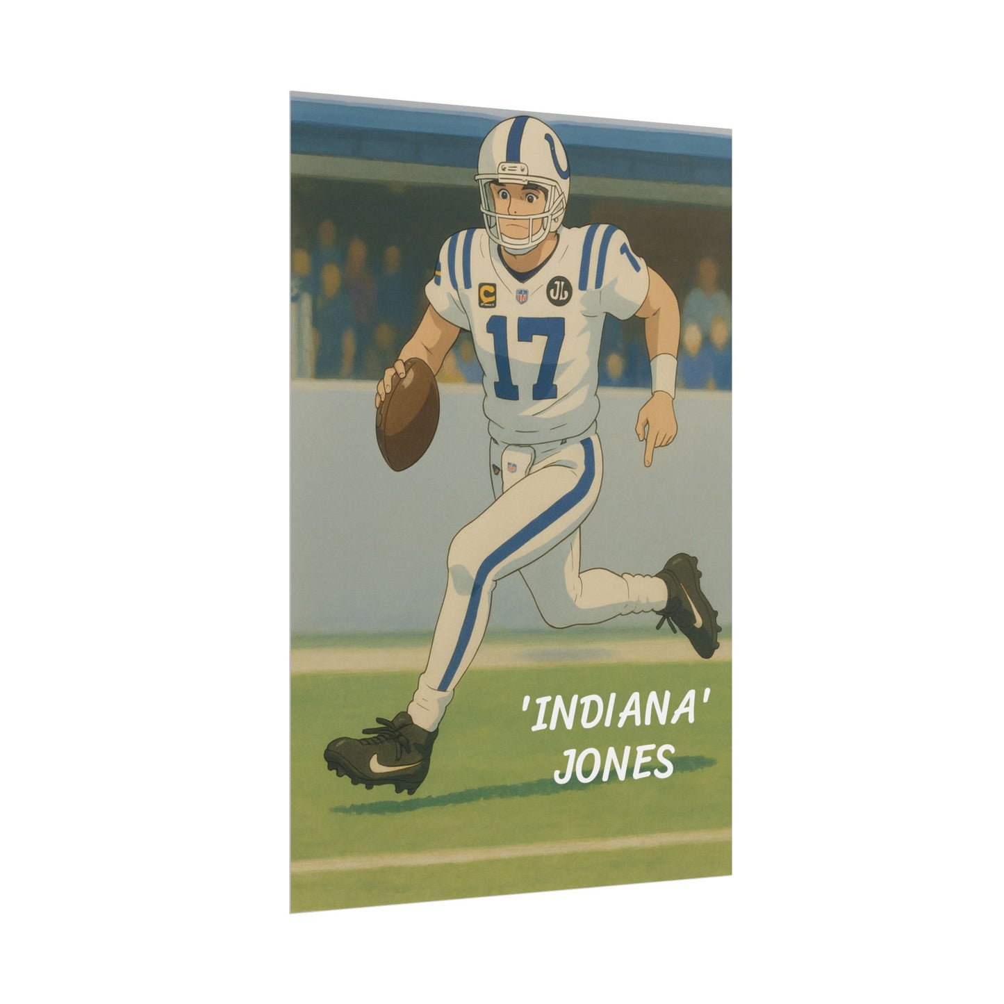 Loco Fits Anime Football 'Indiana Jones' Poster