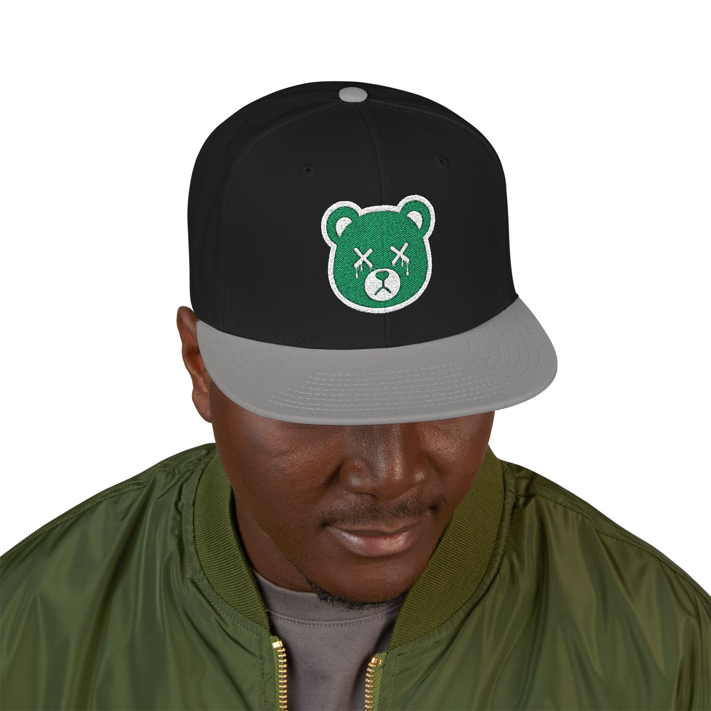 "Wicked Way" Deady Bears Green Logo Snapback