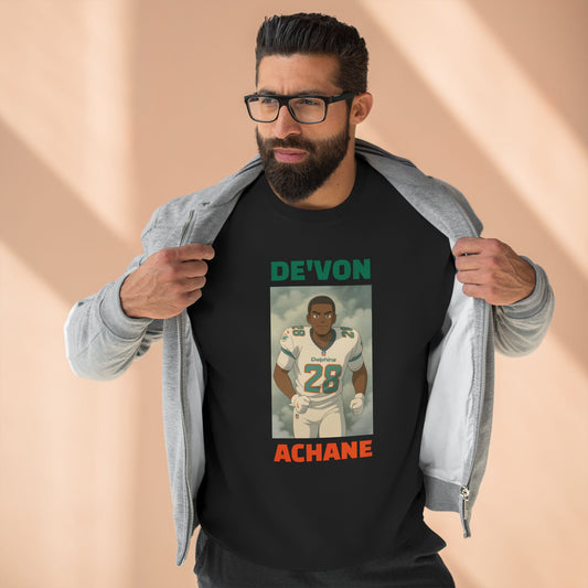 Anime Football 'De'Von Achane' Crewneck Sweatshirt