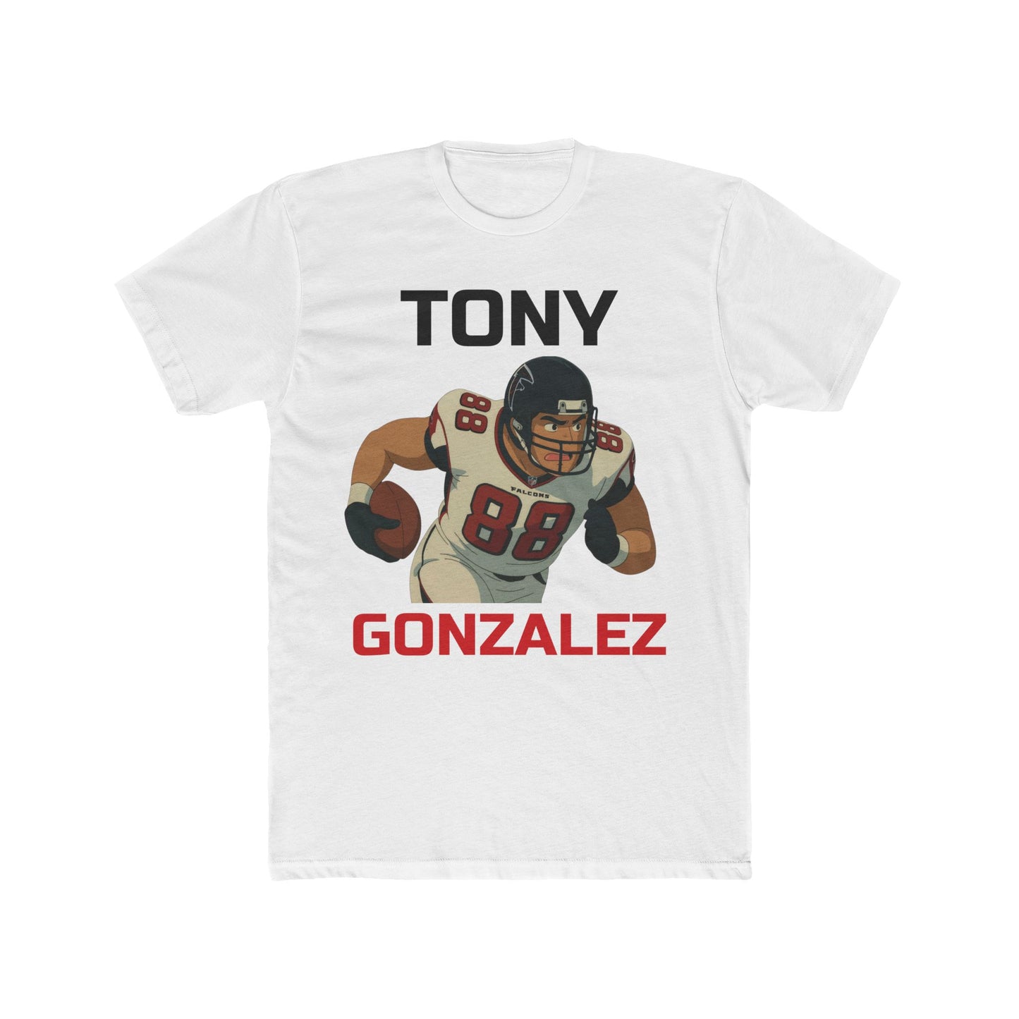 Anime Football 'Tony Gonzalez' Cotton Crew Tee