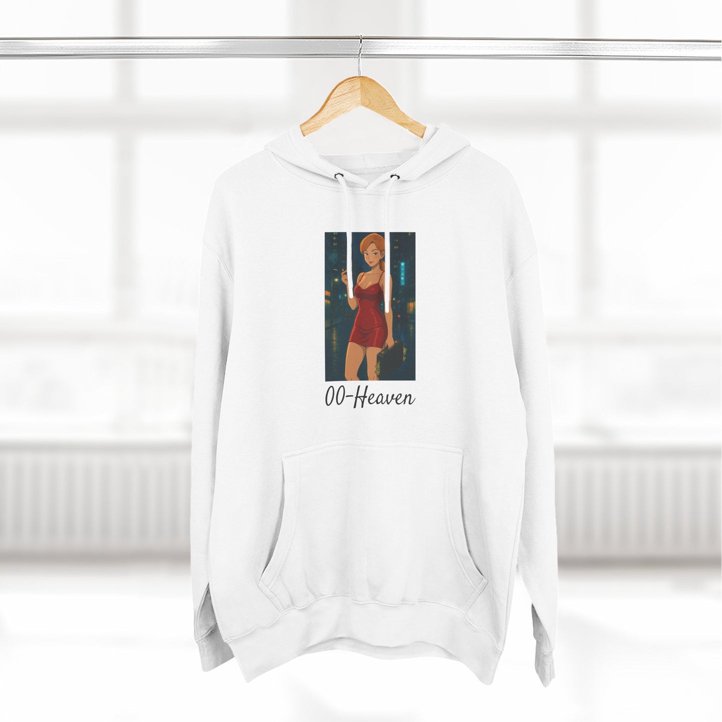 Loco Fits Anime Girls 'Take the Money & Run' Three-Panel Fleece Hoodie