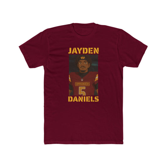 Anime Football 'Jayden Daniels' Cotton Crew Tee