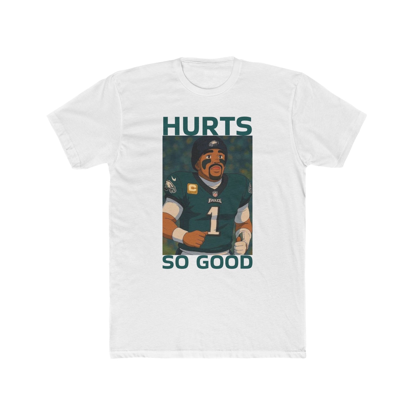 Anime Football 'Hurts So Good' Cotton Crew Tee